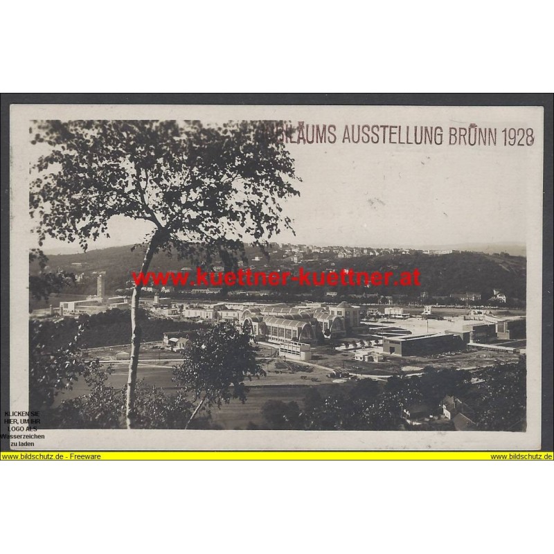 AK - Jubiläums Ausstellung Brünn 1928