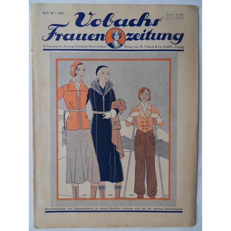 Vobach Frauen Zeitung Heft 48 - 1931 - mit Schnittbogen