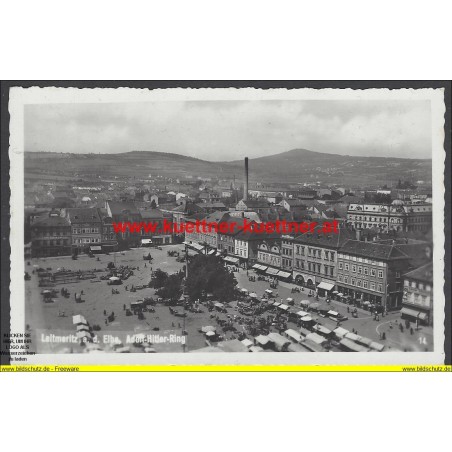 AK - Leitmeritz a. d. Elbe - Adolf-Hitler-Ring