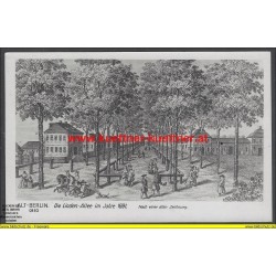 AK - Alt-Berlin - Die Linden-Allee im Jahre 1691 (BE)