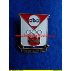 Anstecker Olympia 1976 Innsbruck abc