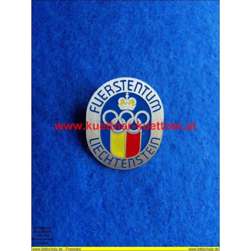 Anstecker Olympia / Fürstentum Liechtenstein Anstecker Olympia / Fürstentum Liechtenstein