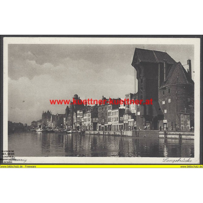 AK - Danzig, Langebrücke - Pommern (Polen)