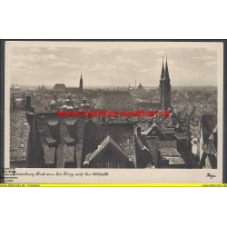 AK - Nürnberg - Blick von der Burg auf die Altstadt (BY)