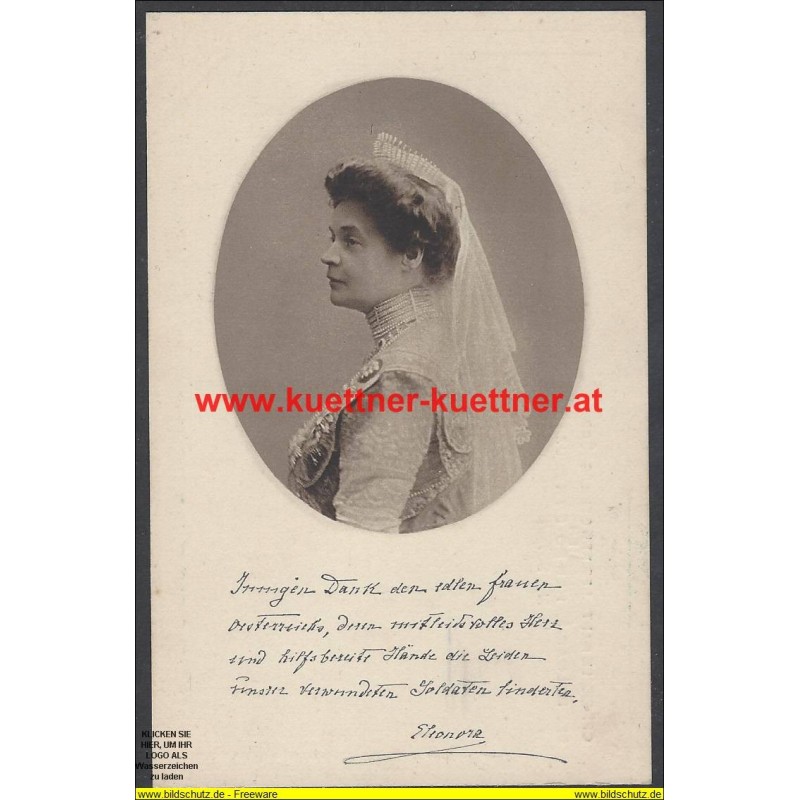 AK - Eleonore Prinzessin Reuß zu Köstritz, Zarin von Bulgarien AK - Eleonore Prinzessin Reuß zu Köstritz, Zarin von Bulgarien