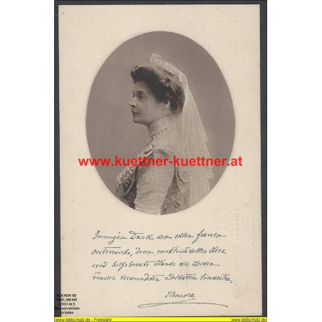 AK - Eleonore Prinzessin Reuß zu Köstritz, Zarin von Bulgarien