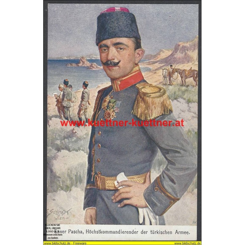 AK - Enver Pascha, Höchstkommandierender der türk. Armee AK - Enver Pascha, Höchstkommandierender der türk. Armee