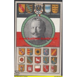 AK - Kaiser Wilhelm II - Wappen