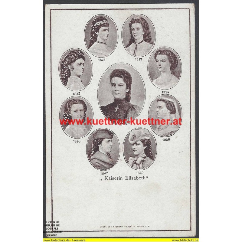 AK - Lebensbilder Kaiserin Elisabeth AK - Lebensbilder Kaiserin Elisabeth