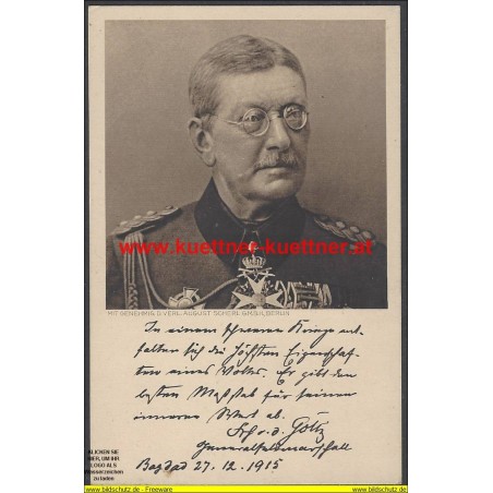 AK - Colmar Freiherr von der Goltz (1843-1916)