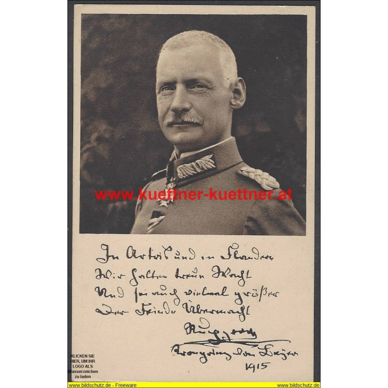AK - Rupprecht von Bayern (1869-1955) AK - Rupprecht von Bayern (1869-1955)