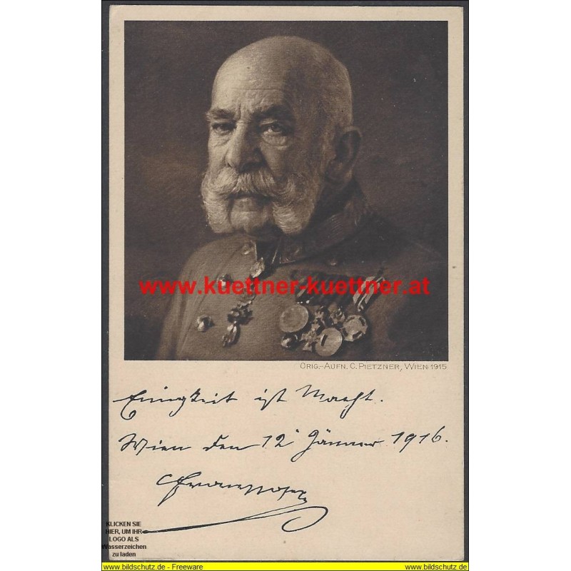 AK - Kaiser Franz Joseph I. (1830-1916) AK - Kaiser Franz Joseph I. (1830-1916)