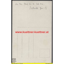 FOTO I WK - General Adalbert v. Kaltenborn mit Stab (9cm x 14cm)