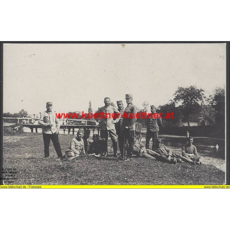K.u.k. Foto General Adalbert v. Kaltenborn mit Stab K.u.k. Foto General Adalbert v. Kaltenborn mit Stab