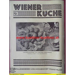 Illustrierte Monatsschrift Wiener Küche 6. Jg, Nr. 72, Oktober 1936