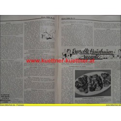 Illustrierte Monatsschrift Wiener Küche 6. Jg, Nr. 72, Oktober 1936