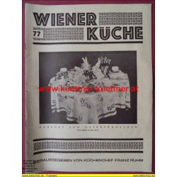 Illustrierte Monatsschrift Wiener Küche 7. Jg, Nr. 77, März 1937
