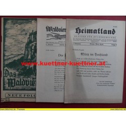 Das Waldviertel 5. Jahrg. / März-April 1956 / Folge 3-4 mit Waldviertler Heimat u. Heimatland