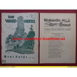 Das Waldviertel 2. Jahrg. / September 1953 / Nr. 9 mit Waldviertler Heimat