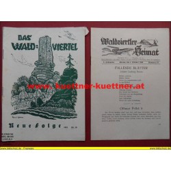 Das Waldviertel 2. Jahrg. / Oktober 1953 / Nr. 10 mit Waldviertler Heimat