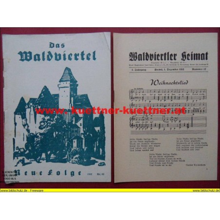 Das Waldviertel 1. Jahrg. / Dezember 1952 / Nr. 12 mit Waldviertler Heimat