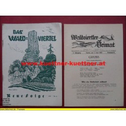 Das Waldviertel 2. Jahrg. / Juni 1953 / Nr. 6 mit Waldviertler Heimat