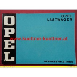 Betriebsanleitung OPEL LASTWAGEN (APRIL  1971)