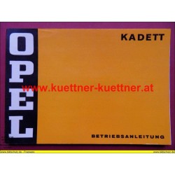 Betriebsanleitung OPEL KADETT (AUG. 1974)