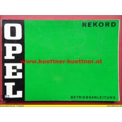 Betriebsanleitung OPEL REKORD (MÄRZ  1974)