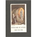 Andachtsbildchen - Notre-Dame de Lourdes