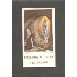 Andachtsbildchen - Notre-Dame de Lourdes