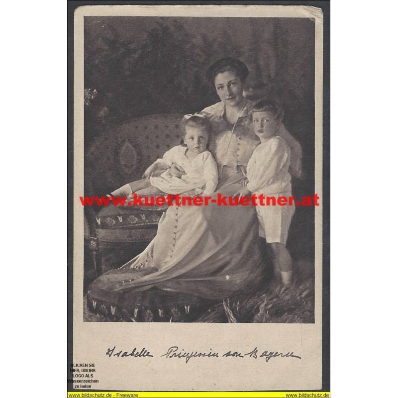 AK - Isabelle Prinzessin von Bayern (1890 - 1982) AK - Isabelle Prinzessin von Bayern (1890 - 1982)