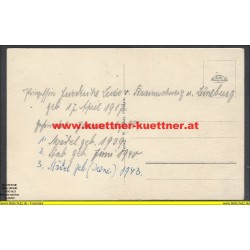 AK - Prinzessin Friederike v. Braunschweig mit Kronprinz Paul v. Griechenland