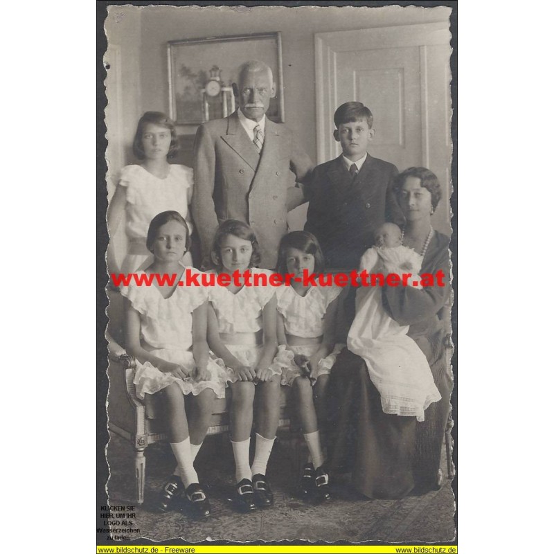 AK - Kronprinz Rupprecht von Bayern mit Familie (1869-1955)
