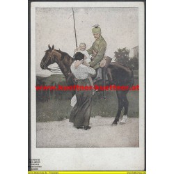 AK - Kriegsopferkarten v. B. Wennerberg Nr. 1 - Abschied (Ulane)