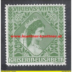 Werbemarke / Reklamemarke - Kaiserin Elisabeth grün