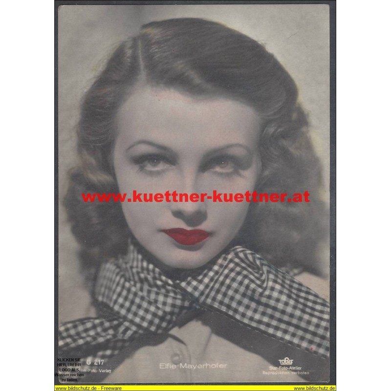 AK - Schauspielerin Elfie Mayerhofer (1917-1992) AK - Schauspielerin Elfie Mayerhofer (1917-1992)
