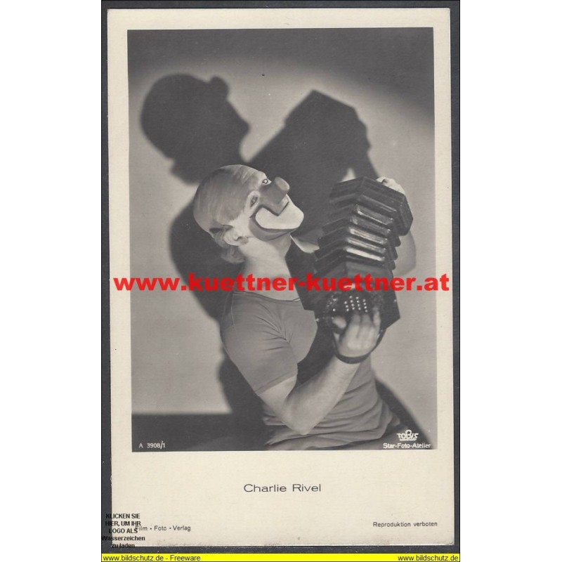 AK - Clown Charlie Rivel (1896-1983) AK - Clown Charlie Rivel (1896-1983)