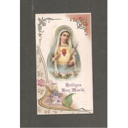 Andachtsbildchen - Heiliges Herz Mariä