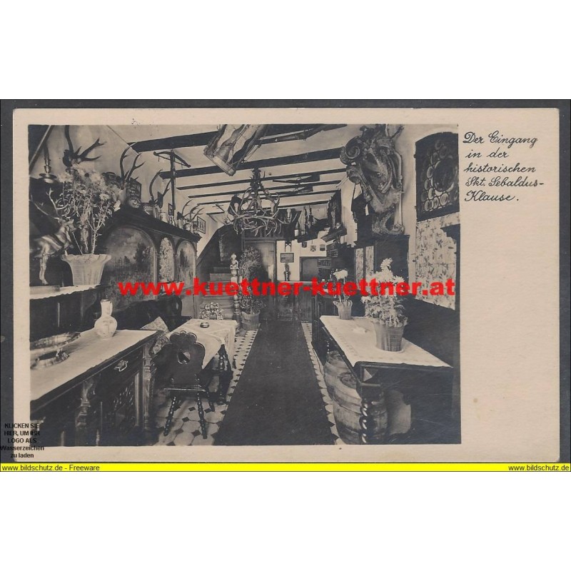 AK - Nürnberg - Der Eingang in die historischen Skt. Sebaldus-Klause (BY) AK - Nürnberg - Der Eingang in die historischen Skt. Sebaldus-Klause (BY)
