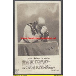 Kaiser Franz Joseph I. im Gebet