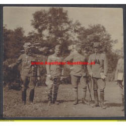 31. Inf. Brig Stab mit General Kaltenborn in Wierzchnia (6,5cm x 7,5cm)