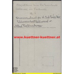 Abschiedsdinner beim Div. Trainkomdo. FML Kaltenborn (9cm x 14cm)
