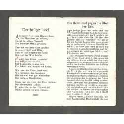 Andachtsbildchen - Der heilige Josef