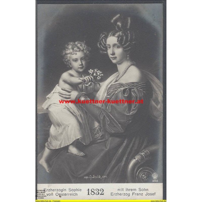 Erzherzogin Sophie mit Erzherzog Franz Josef (1832) Erzherzogin Sophie mit Erzherzog Franz Josef (1832)