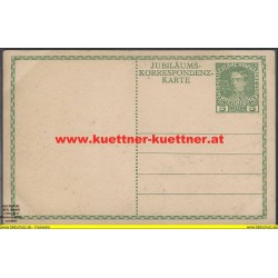 Jubiläums Korrespondenz Karte (Wien) 1908