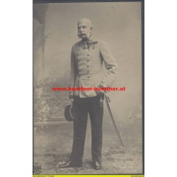 Kaiser Franz Josef stehend (Atelier Pietzner)