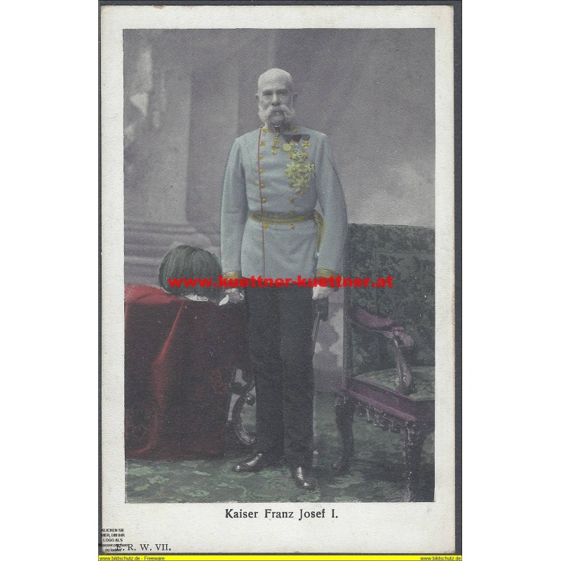 Kaiser Franz Josef I. in Gala-Uniform Kaiser Franz Josef I. in Gala-Uniform
