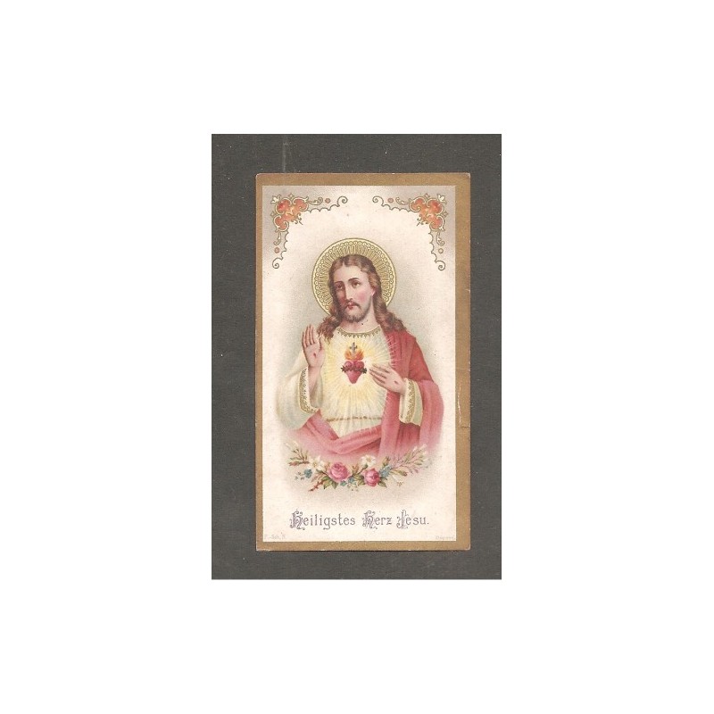 Andachtsbildchen - Heiliges Herz Jesu Andachtsbildchen - Heiliges Herz Jesu