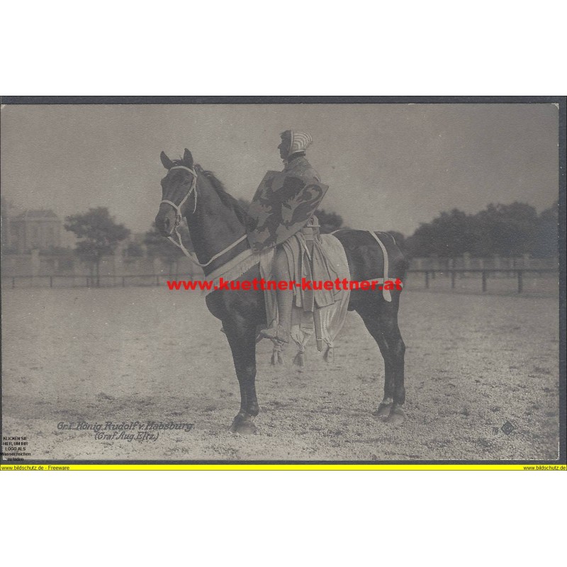 AK - Kaiserhuldigungs-Festzug Gruppe Rudolf v. Habsburg AK - Kaiserhuldigungs-Festzug Gruppe Rudolf v. Habsburg